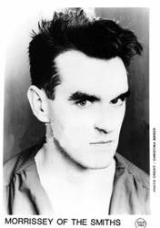1985-1986 - UK (Rough Trade) - by Christina Birrer &quot;Morrissey Of The Smiths&quot;. The exact purpose of the promo photo is not known. - photo-eyebrows